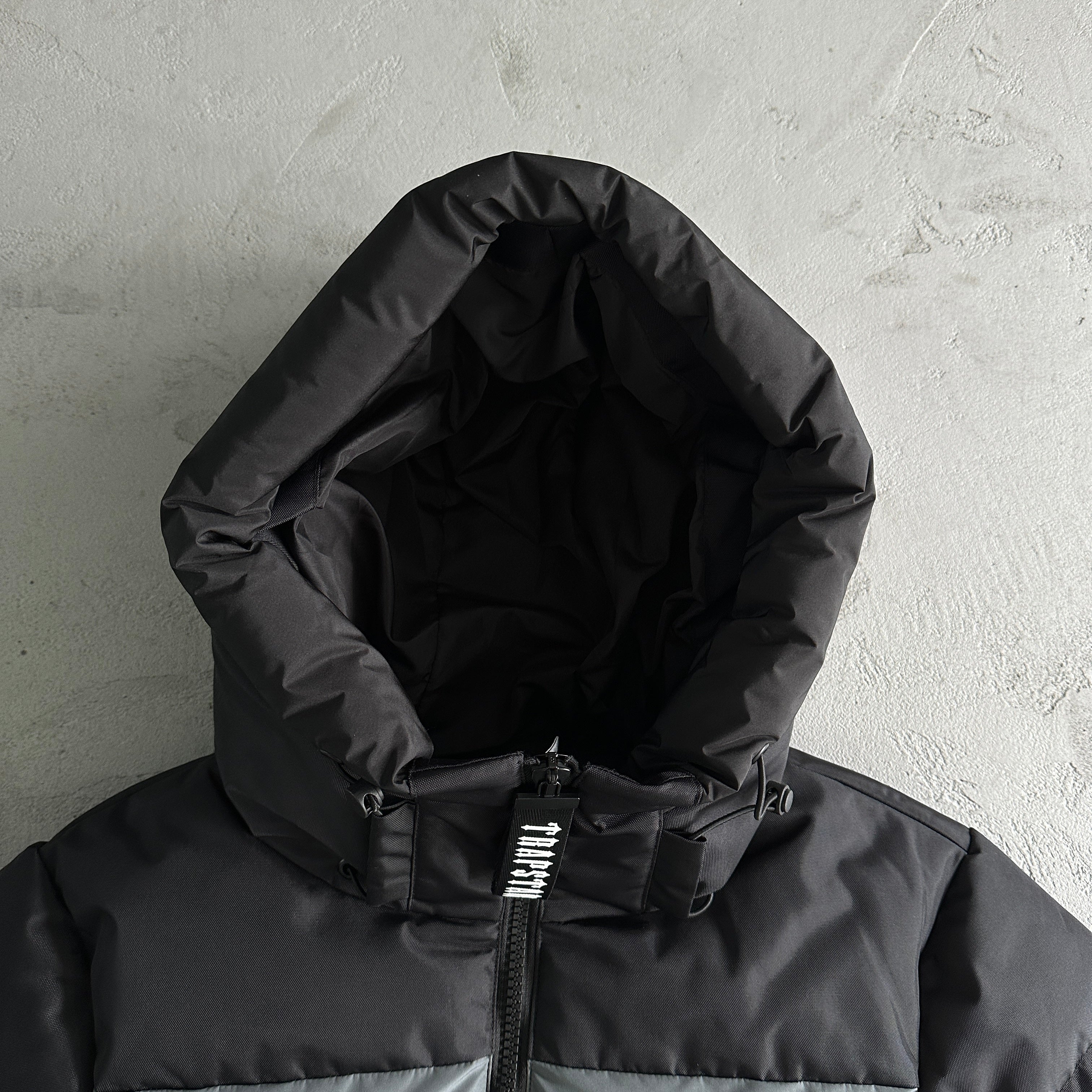 Manteau Trapstar Decoded  Gris/Noir