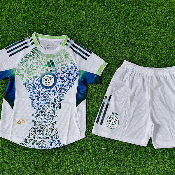Maillot Algérie Concept Turquoise SPÉCIAL 2025/2026 + SHORTS (ENFANTS)