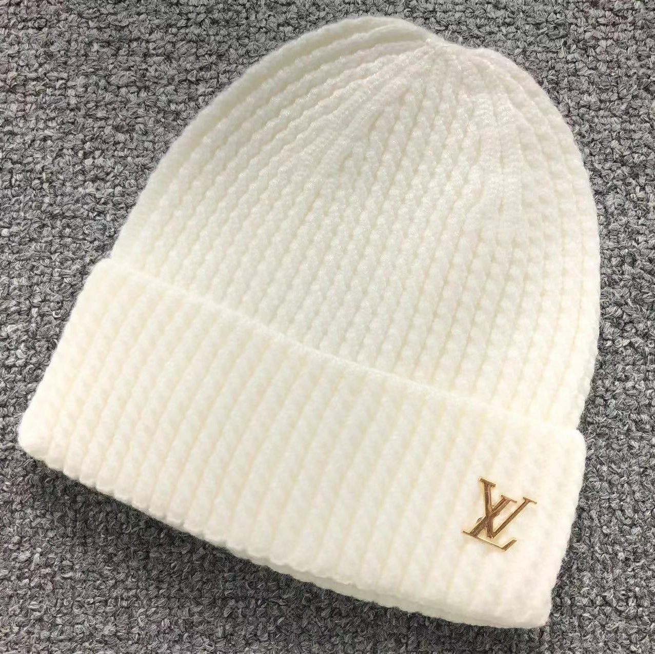 Chapeau LV Gold - Blanc