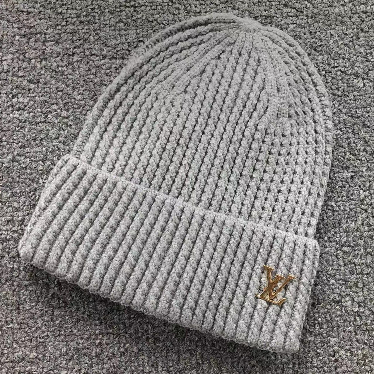 Chapeau LV Gold - Gris