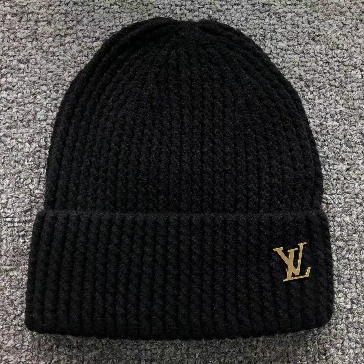 Chapeau LV Gold - Noir