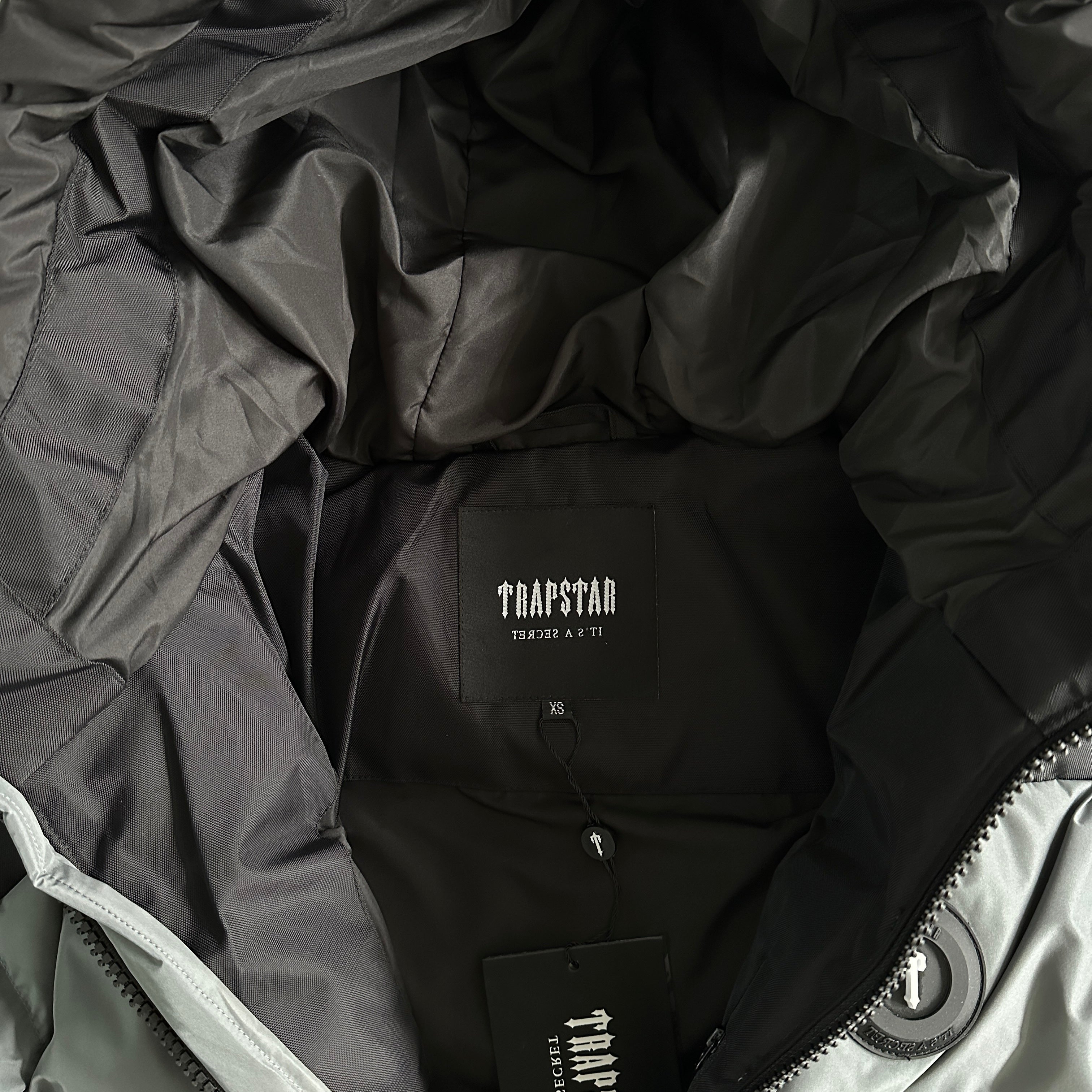 Manteau Trapstar Decoded  Gris/Noir