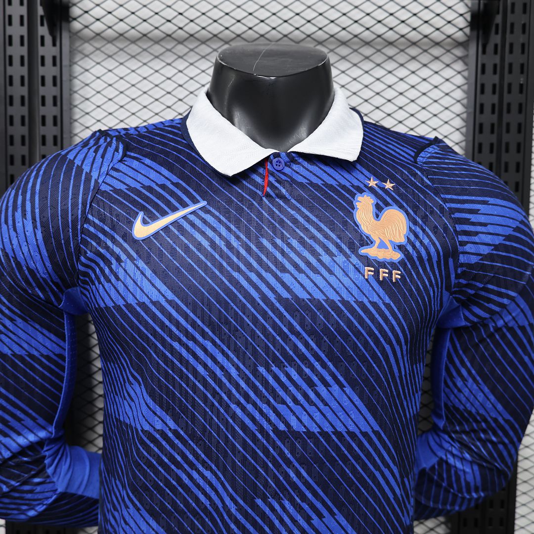 Maillot France 2026 Coupe du Monde Manche Longue Version Player
