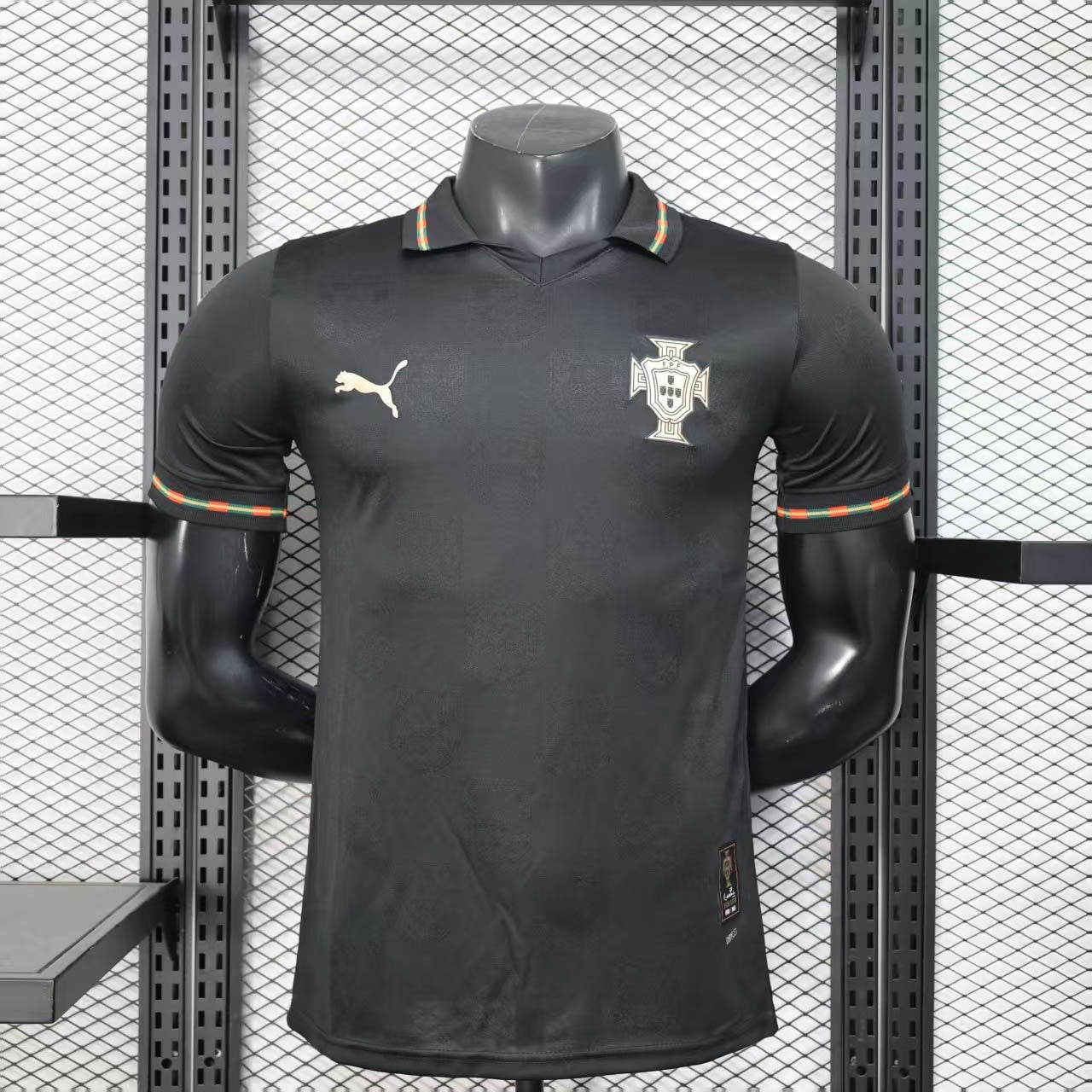 Maillot Portugal 2026 Black Kit Player Version