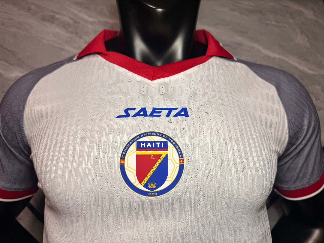 Maillot Haiti 2026/2027 Version Player Coupe du Monde Blanc