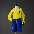 Maillot Brésil 2002 RÉTRO  Manche longue pour enfant