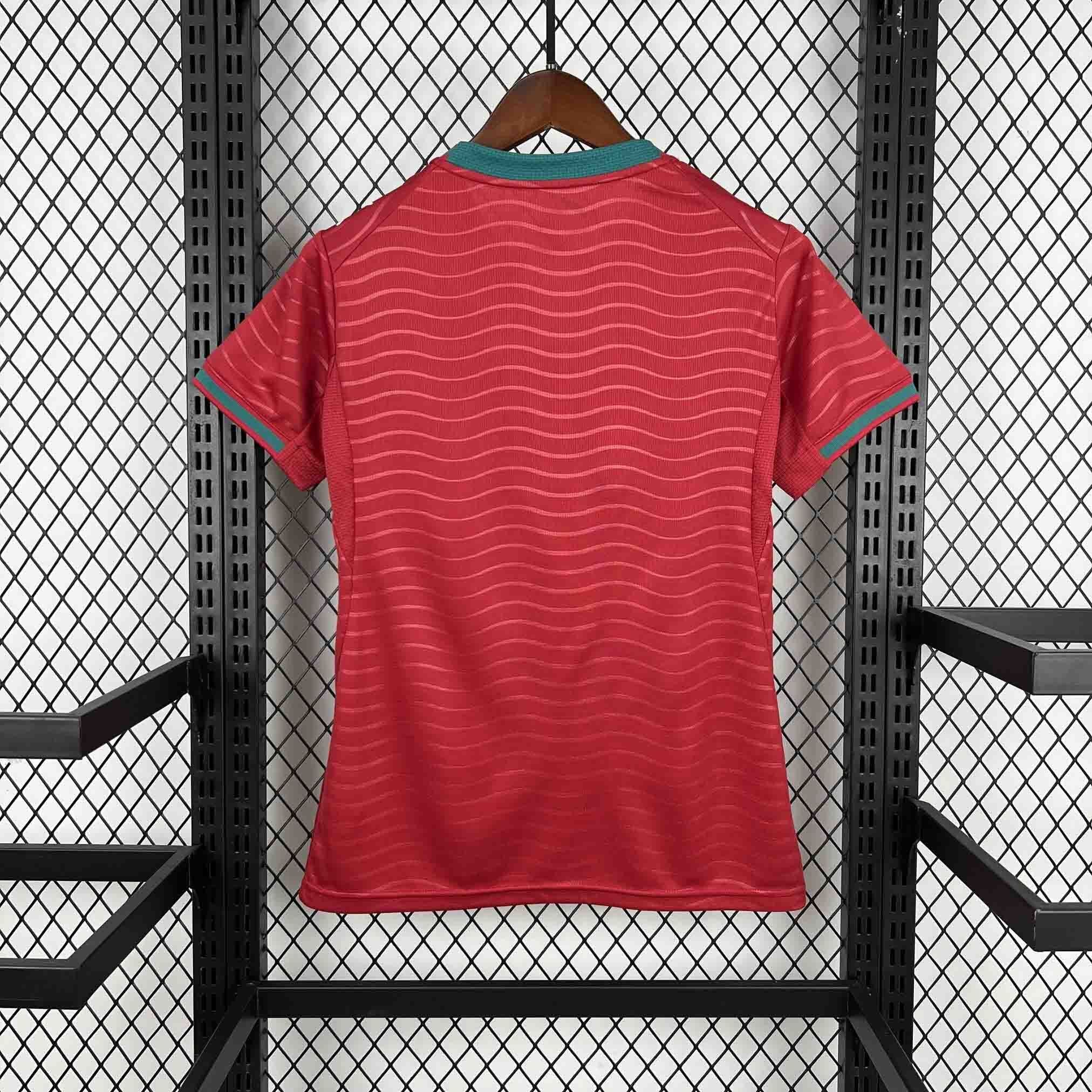 Maillot Portugal Rouge 2026 Coupe du Monde pour FEMME