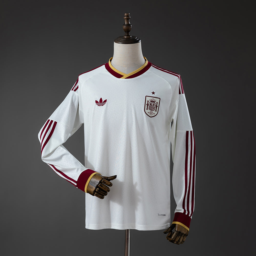 Maillot Espagne Manche Longue Fans Away Coupe du Monde 2026