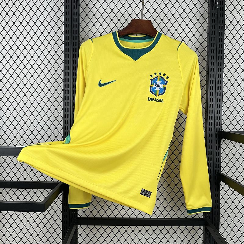 Maillot Brésil 2026 Manche Longue Coupe du Monde