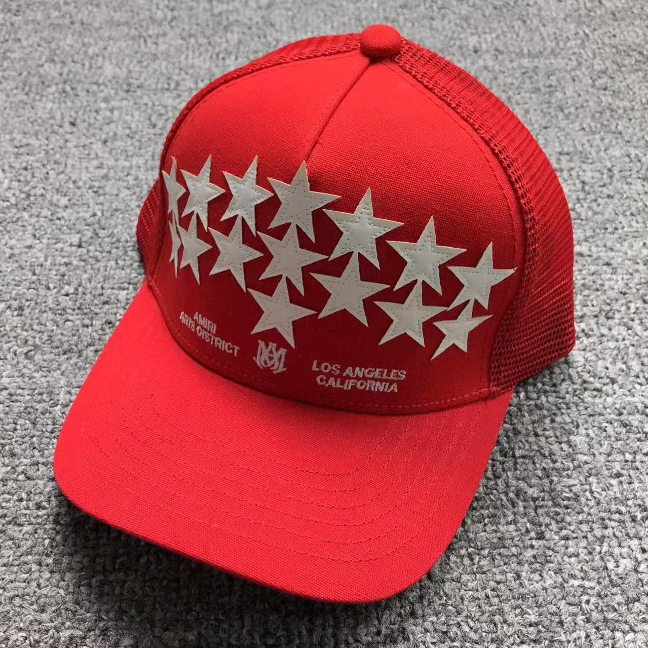 Casquette AMlRI Rouge Réglable | Unisexe | Taille Ajustable