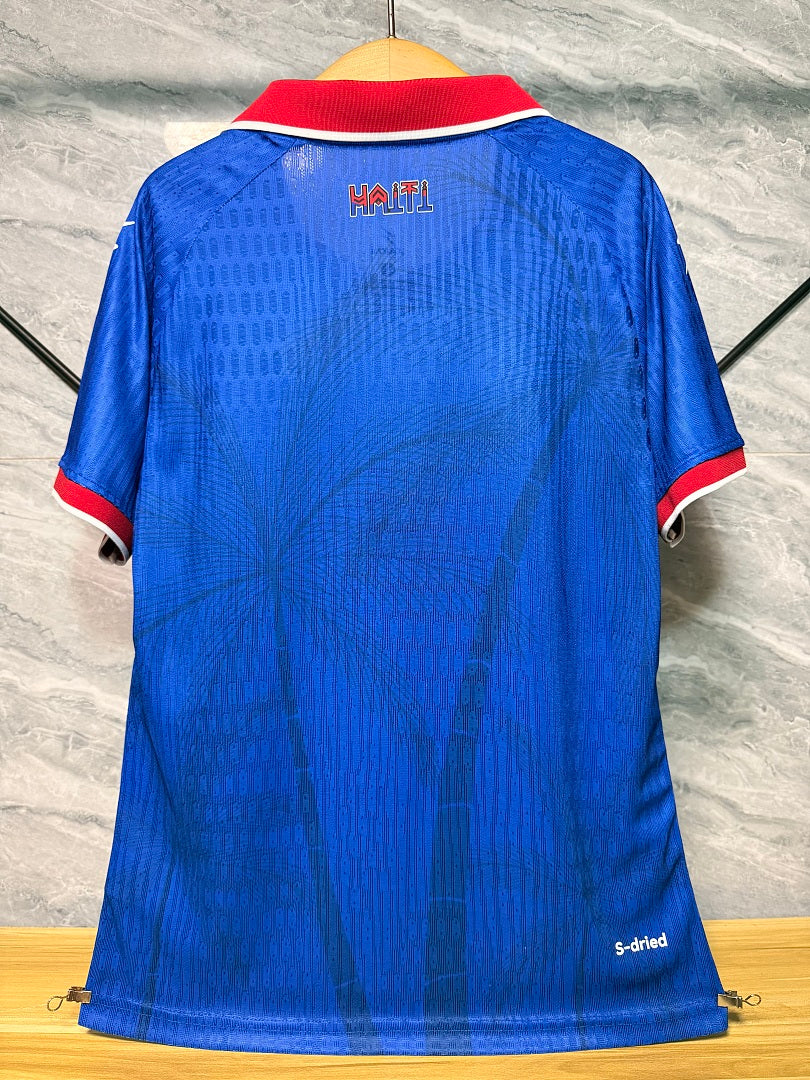 Maillot Haiti 2026/2027 Version Player Coupe du Monde Bleu