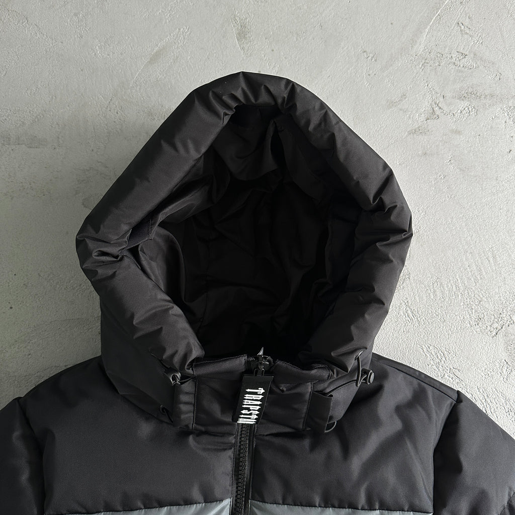 Manteau Trapstar Decoded  Gris/Noir