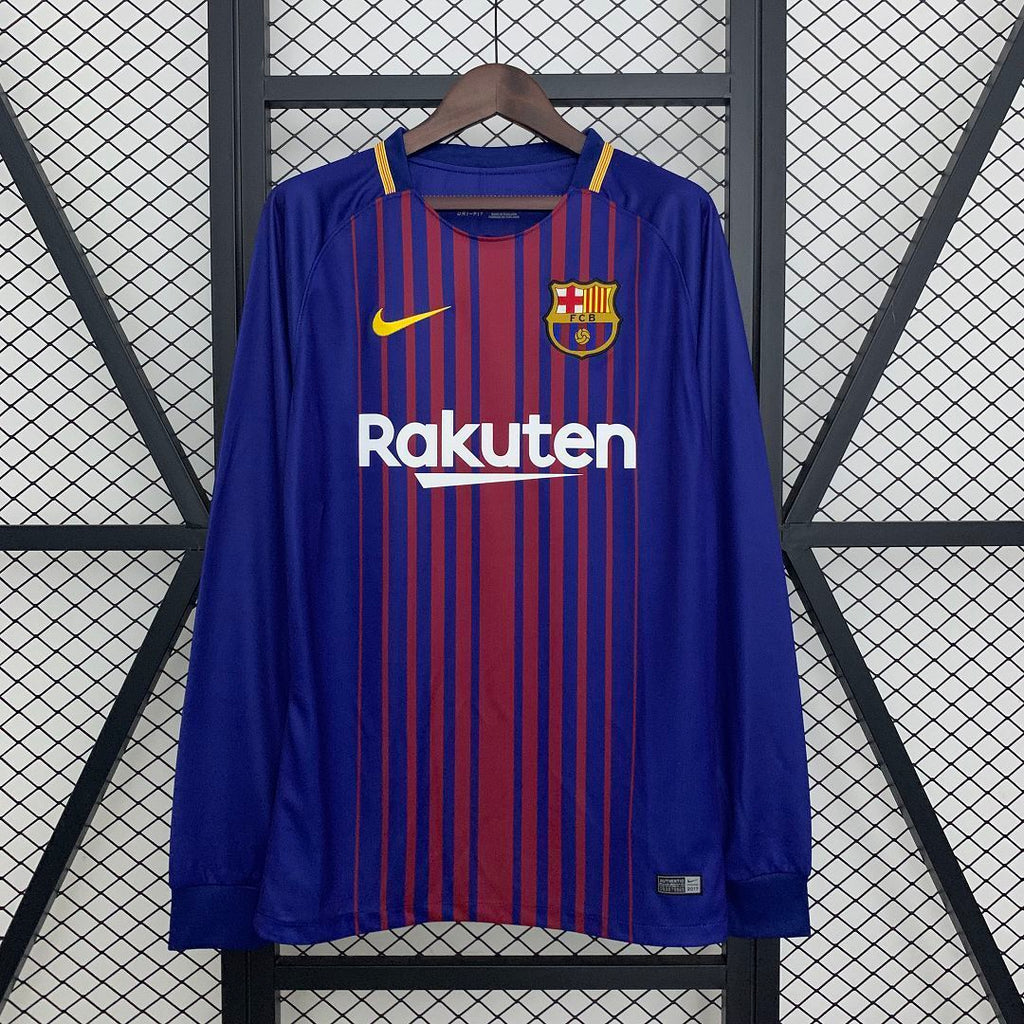قميص برشلونة بأكمام طويلة 2017/2018 ريترو