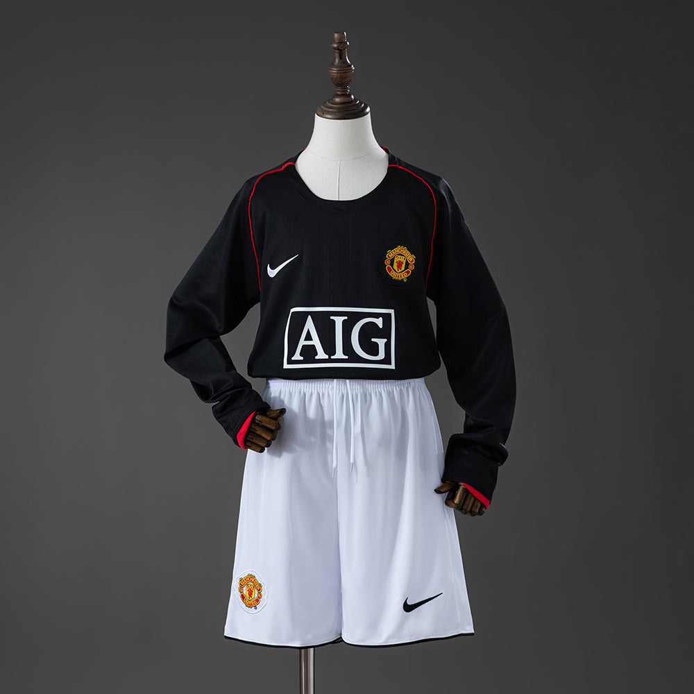 Maillot Manchester United Manche longue 2007/2008 pour enfant