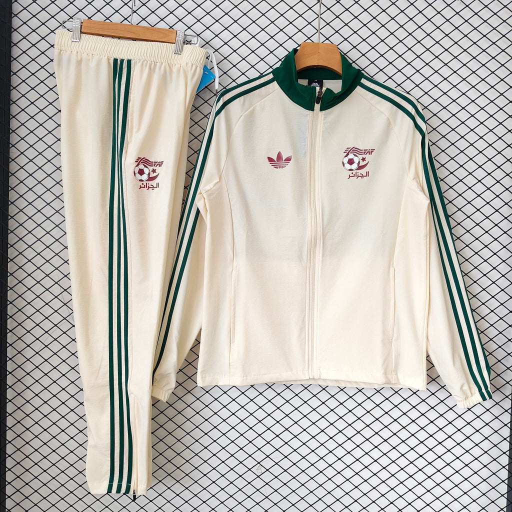 Survêtement Algérie Beige/Vert 2026