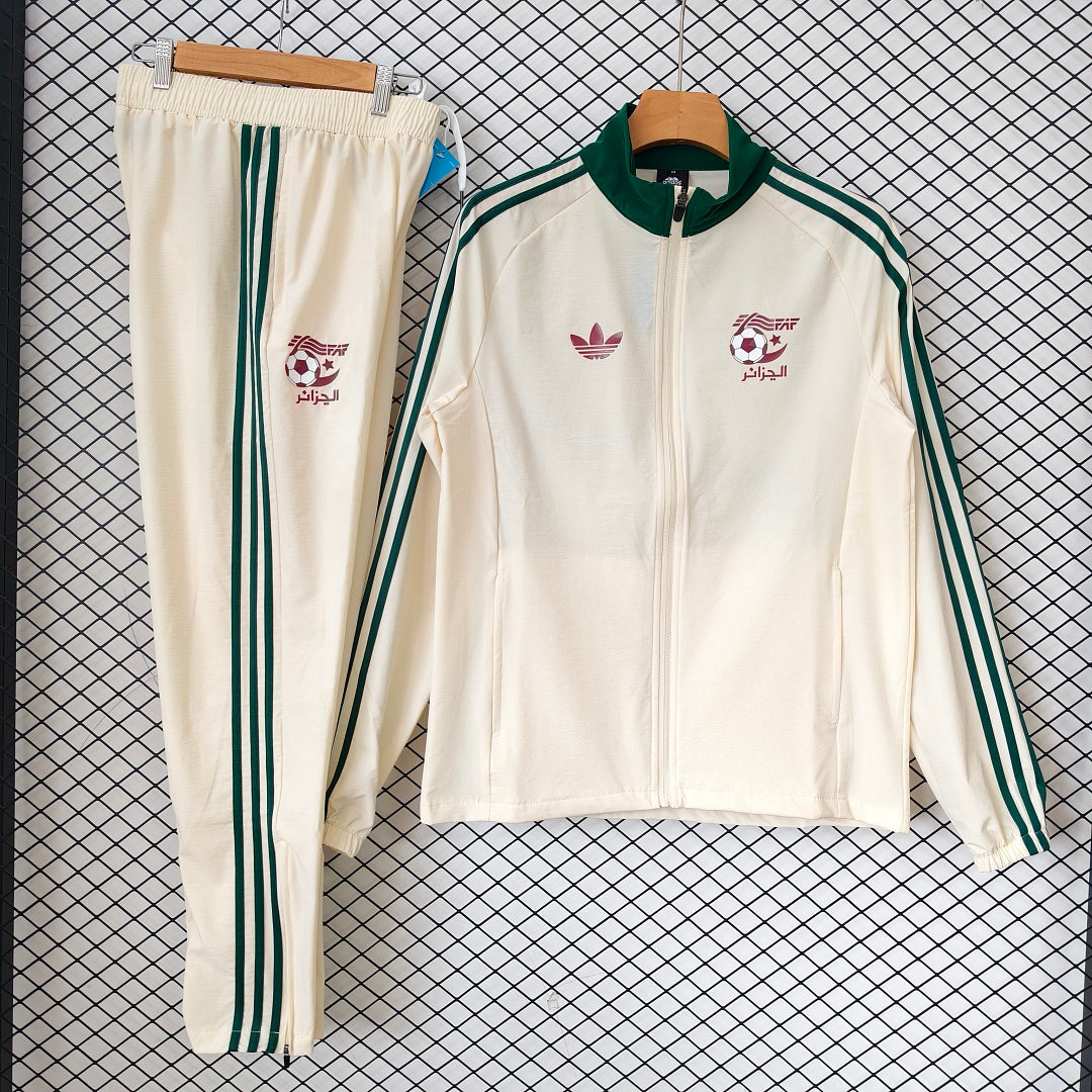 Survêtement Algérie Beige/Vert 2026