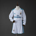 Maillot Real Madrid Home Manche longue 2017/2018 pour enfant
