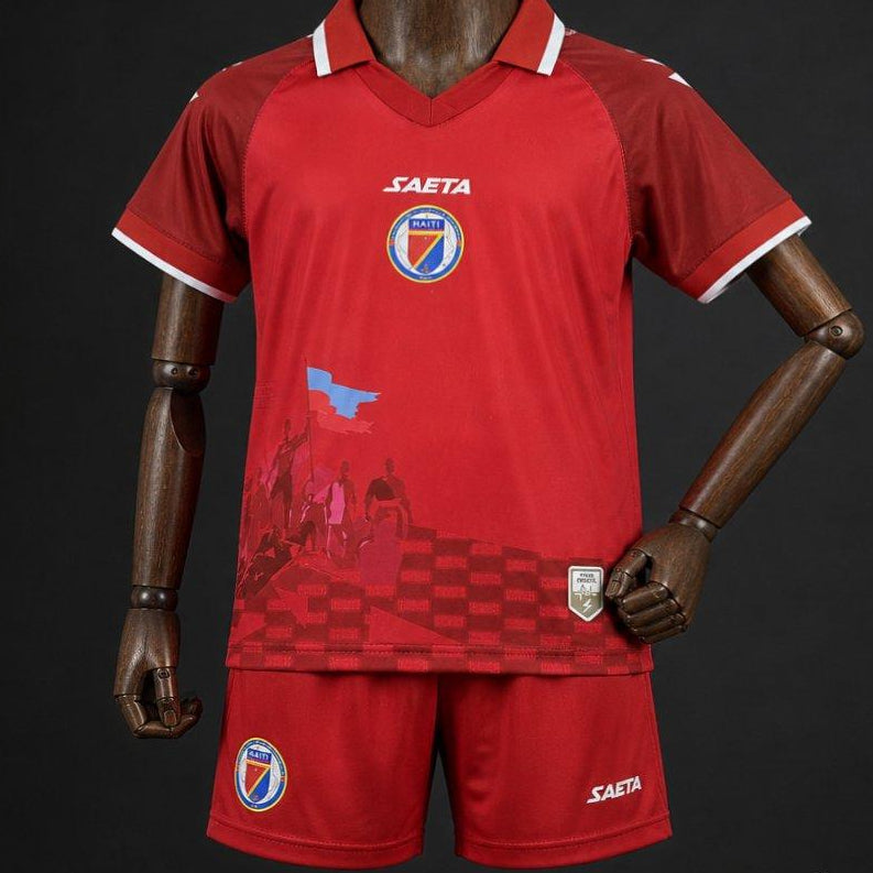 Maillot Haiti 2026 Coupe du Monde pour enfants Rouge