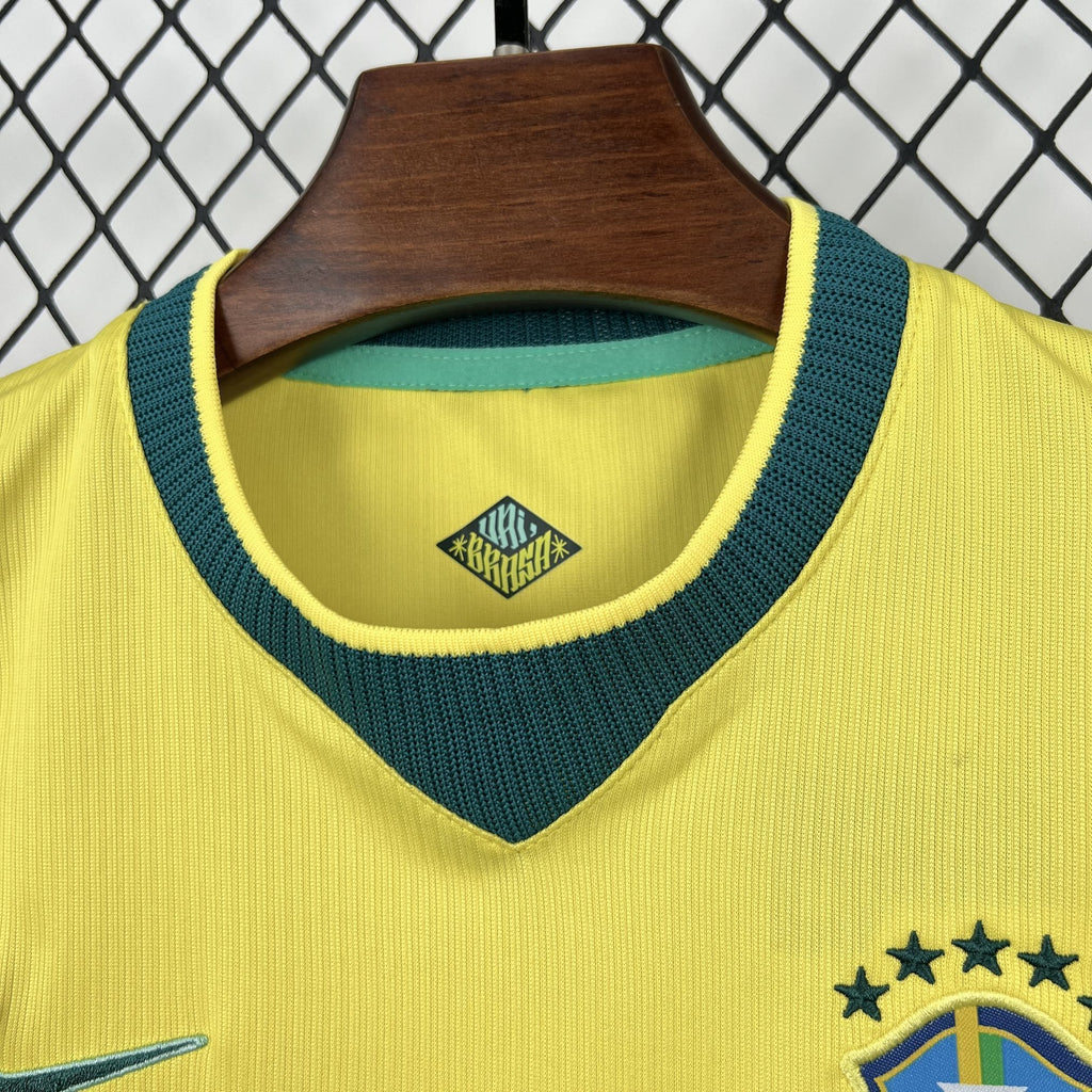 Maillot Brésil + Short pour enfants 2026/2027 Coupe du Monde
