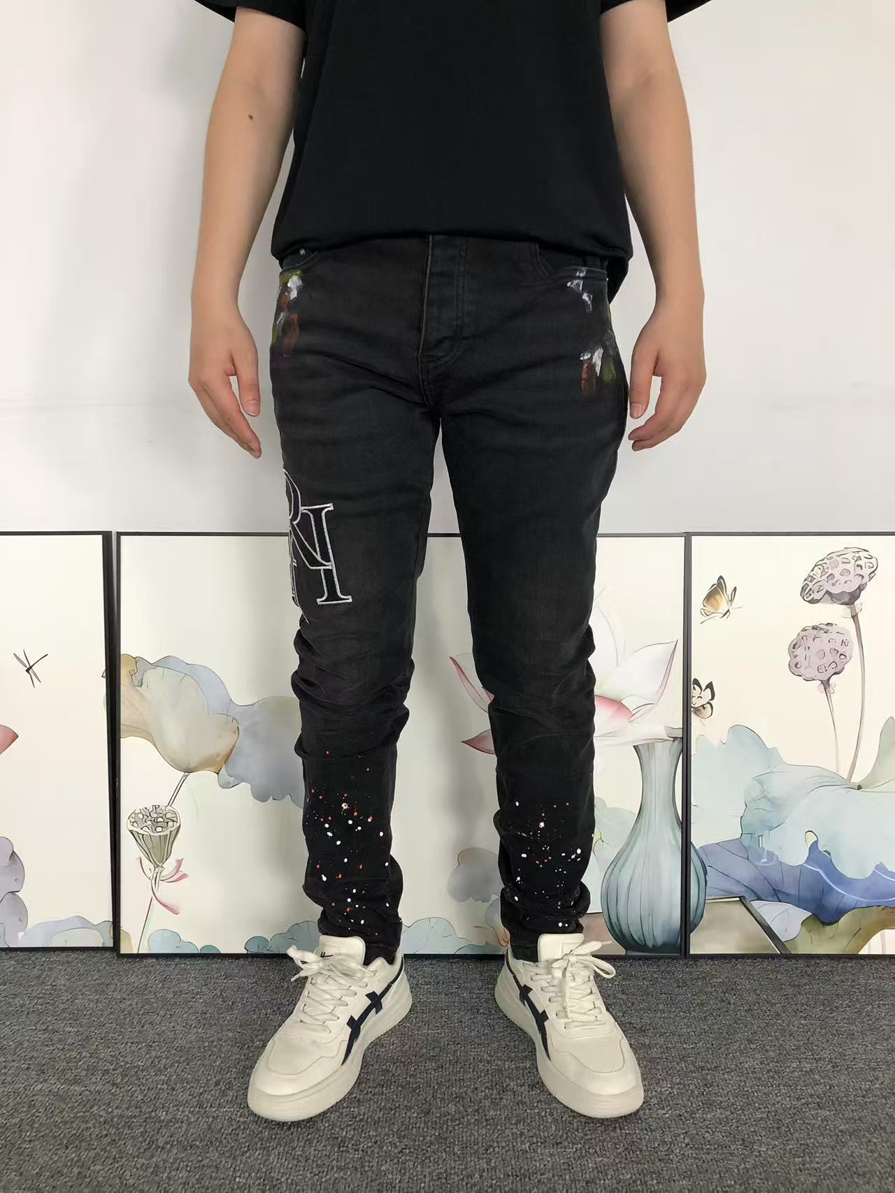 Jean AMIRI 100 % coton – Denim premium coupe streetwear