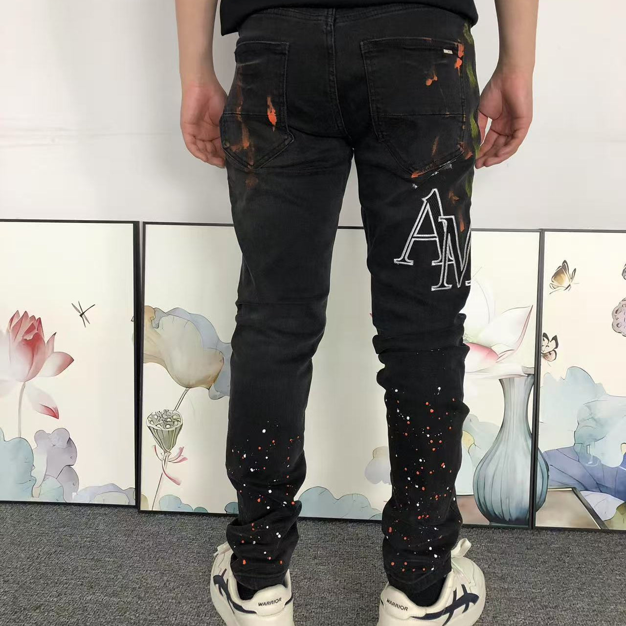 Jean AMIRI 100 % coton – Denim premium coupe streetwear