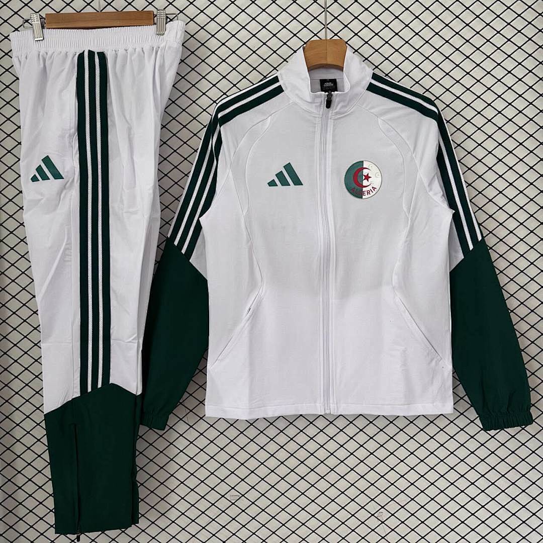 Trainingsanzug Algerien Training 2026/2027 Weltmeisterschaft Weiß