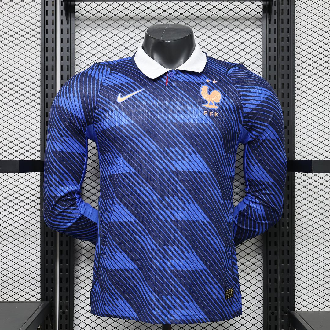 Maillot France 2026 Coupe du Monde Manche Longue Version Player