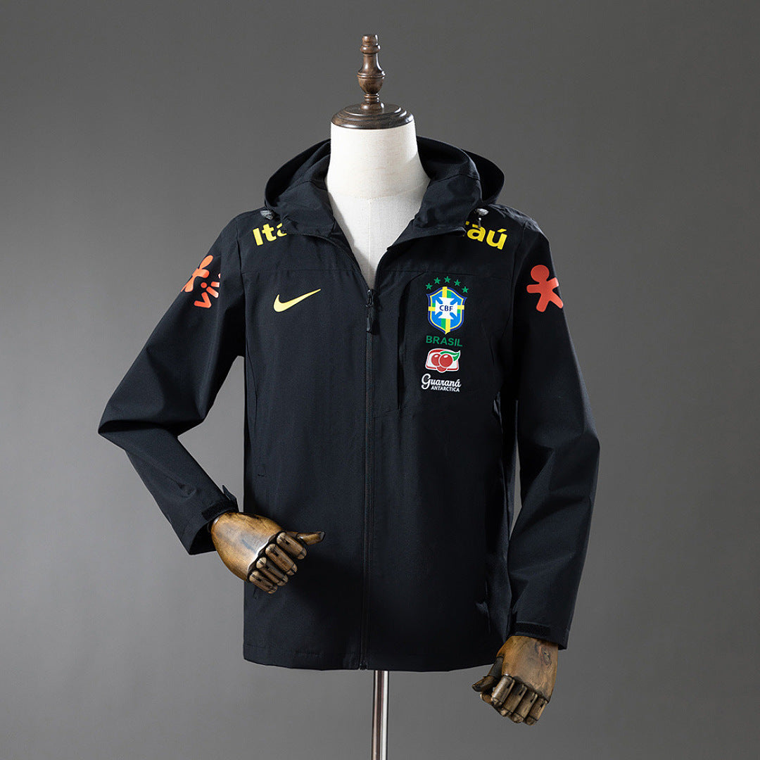 Windbreaker Brésil 2026 Noir
