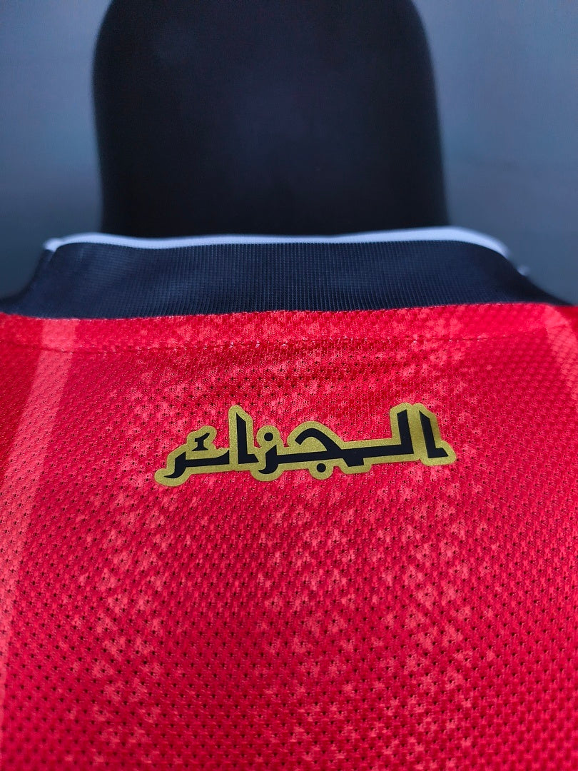 Maillot Algérie 2026 Version Player Rouge