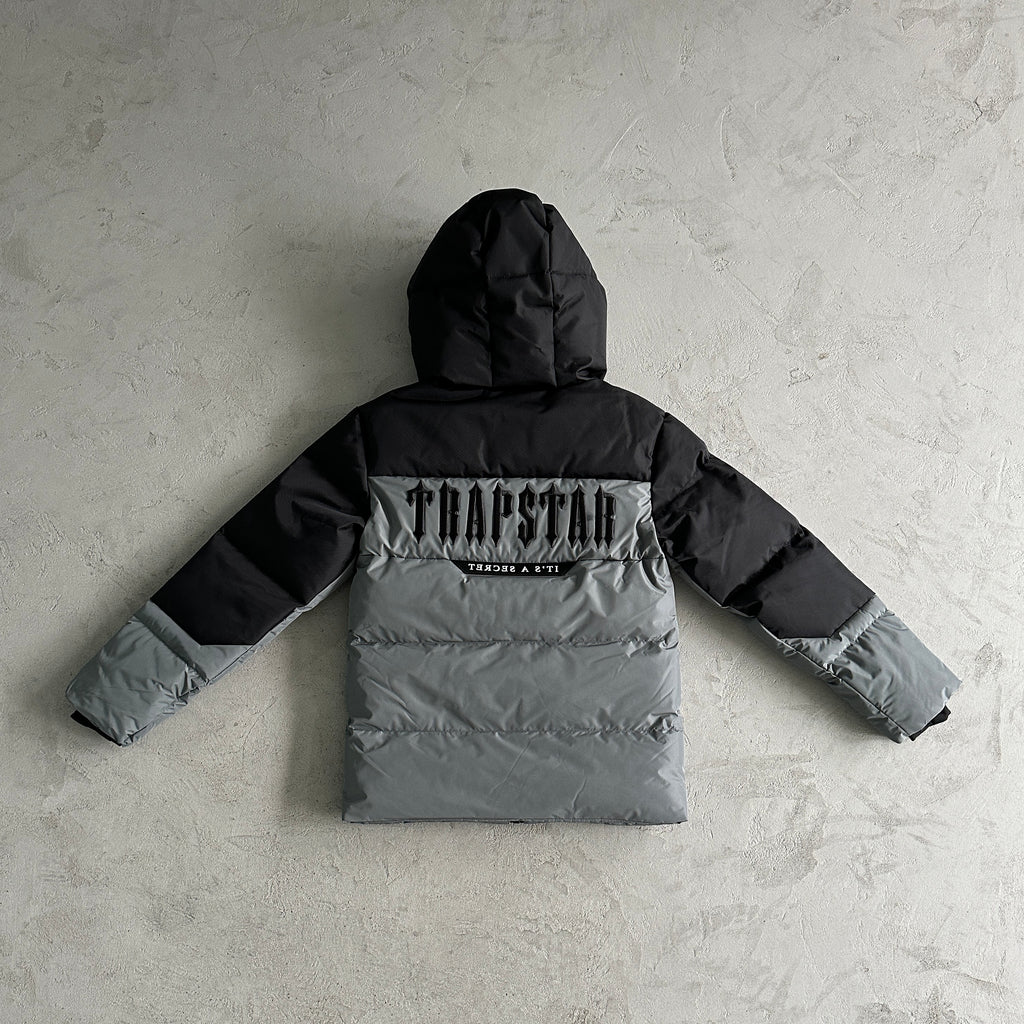 Manteau Trapstar Decoded  Gris/Noir