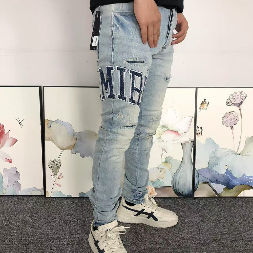 Jean AMIRI 100 % coton – Denim premium coupe streetwear