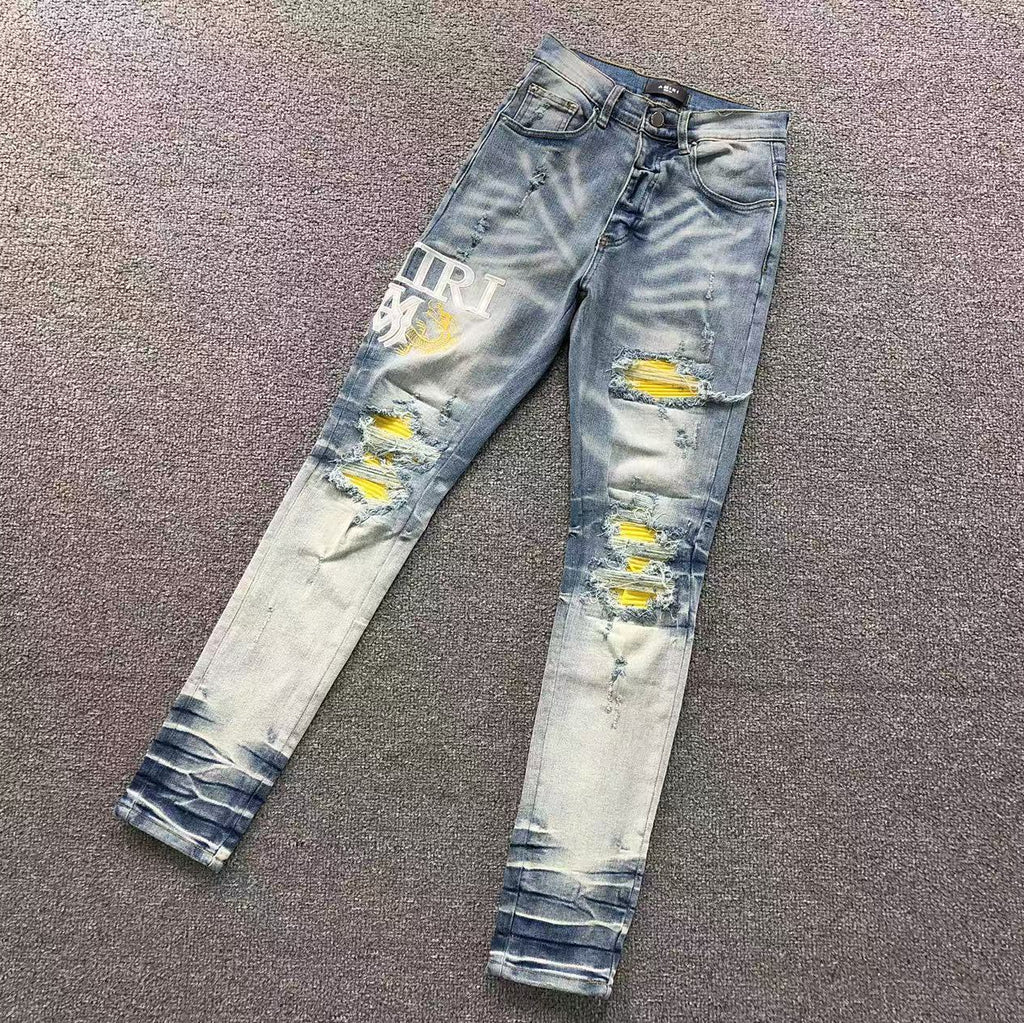 Jean AMIRI 100 % coton – Denim premium coupe streetwear