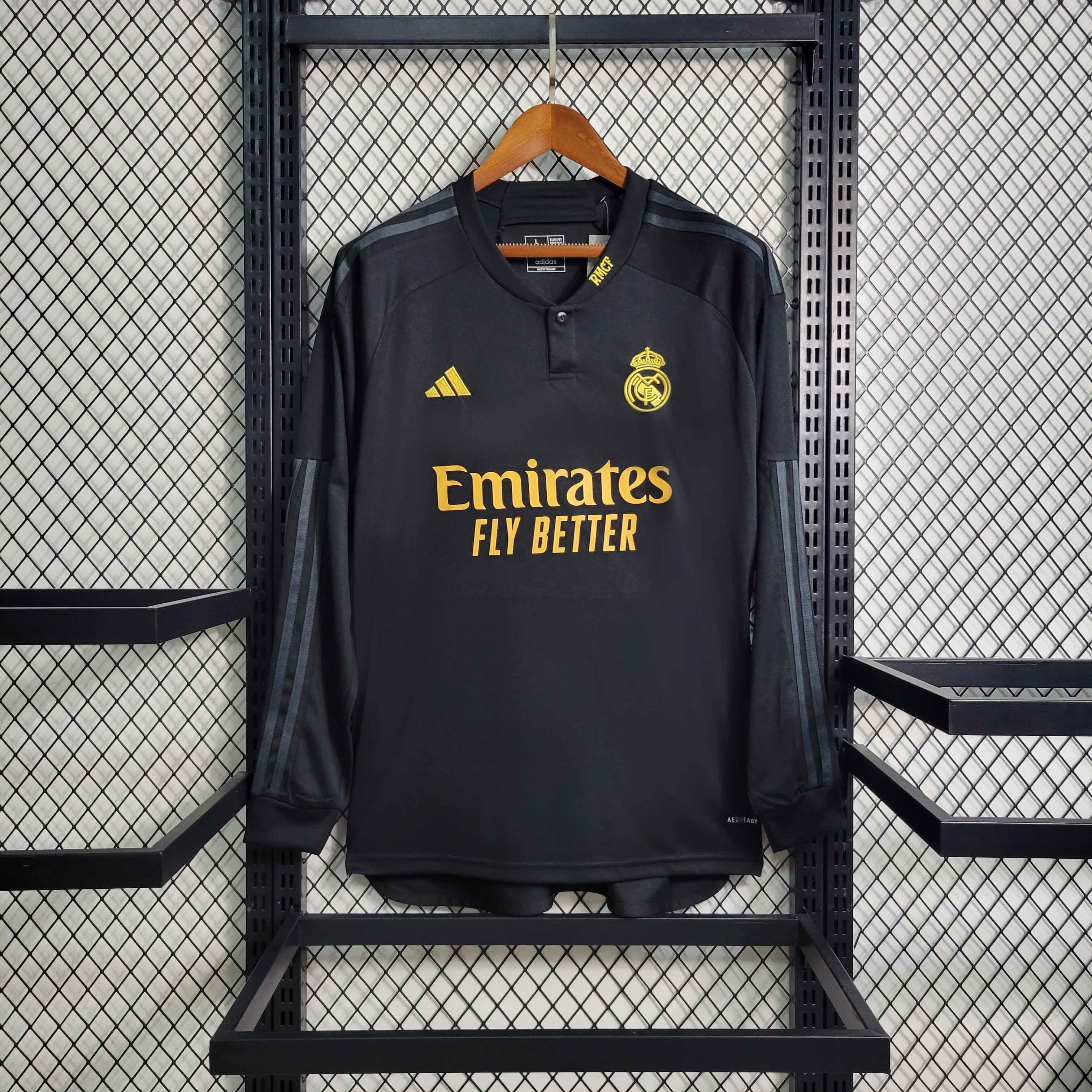 Maillot Real Madrid Fans Third 2023/2024 Manche Longue