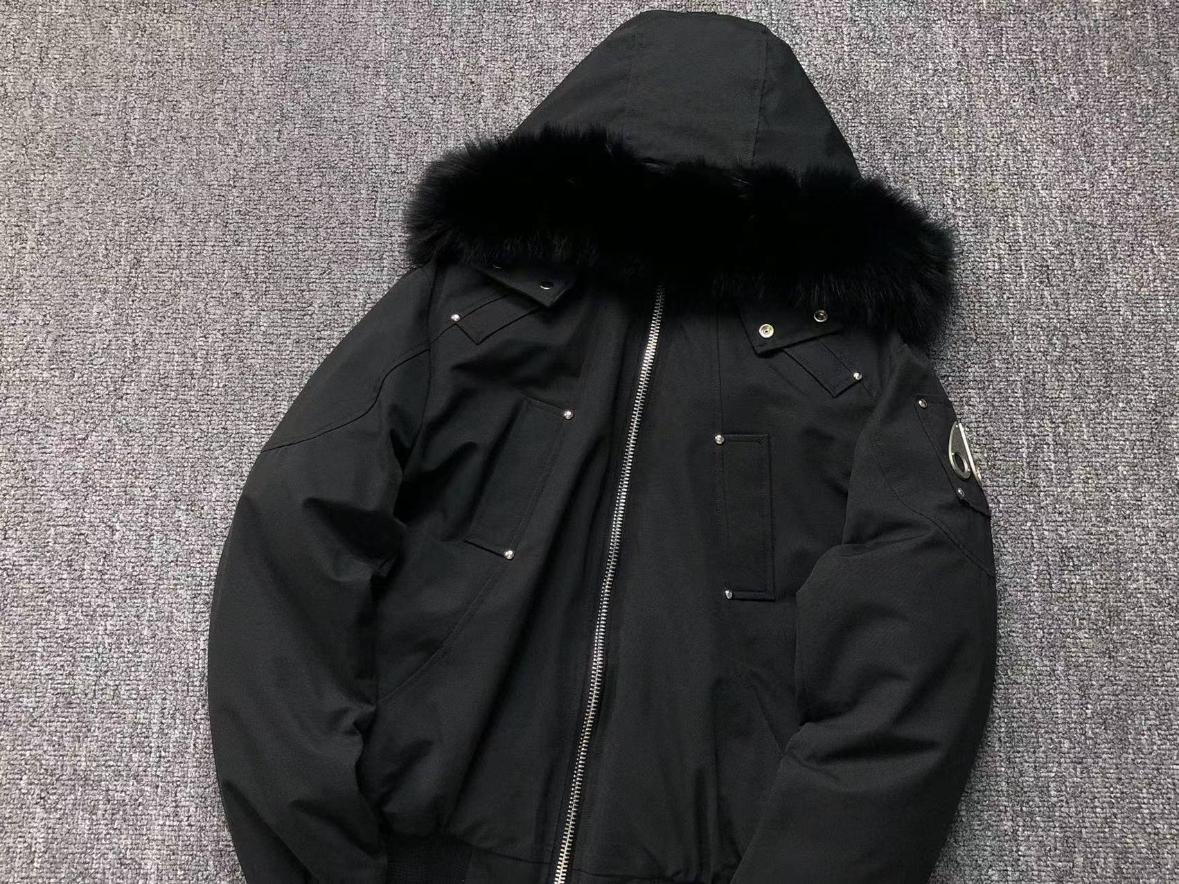 Manteau Moose pour HOMME - Noir/Argent