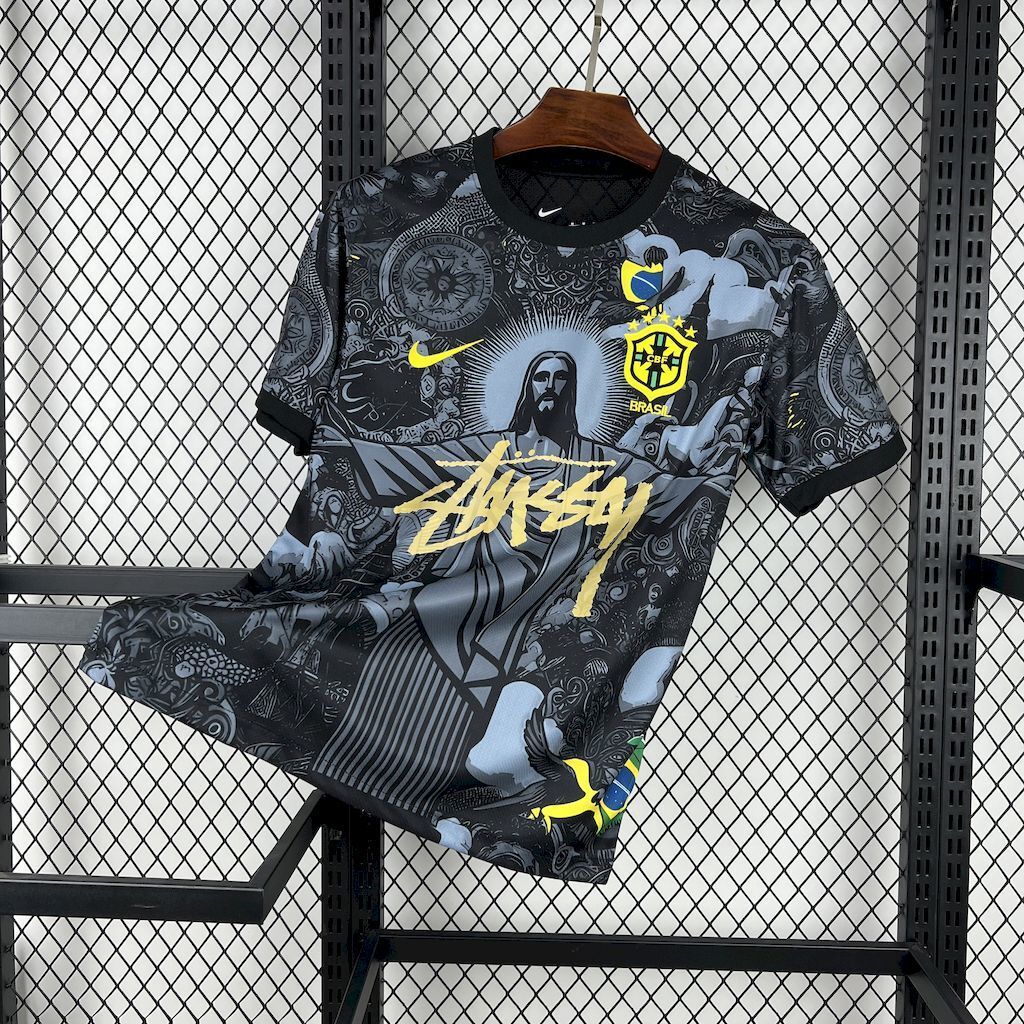 Maillot Brésil 2025/2026 Concept Version Fan STUSSY