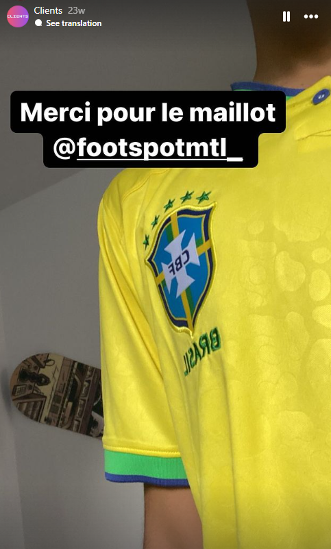 Marcus D. — Trikot Brasilien – 2024