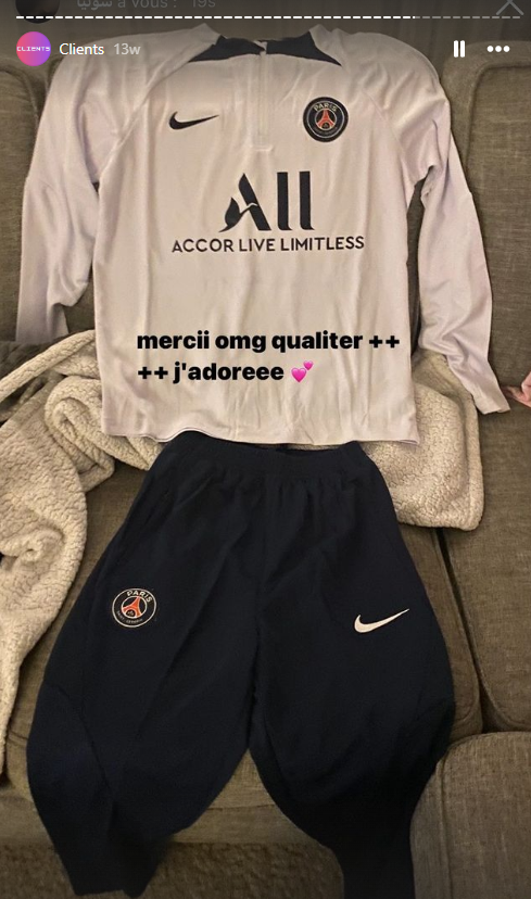 Lila N. — PSG-Trainingsanzug - Weiß