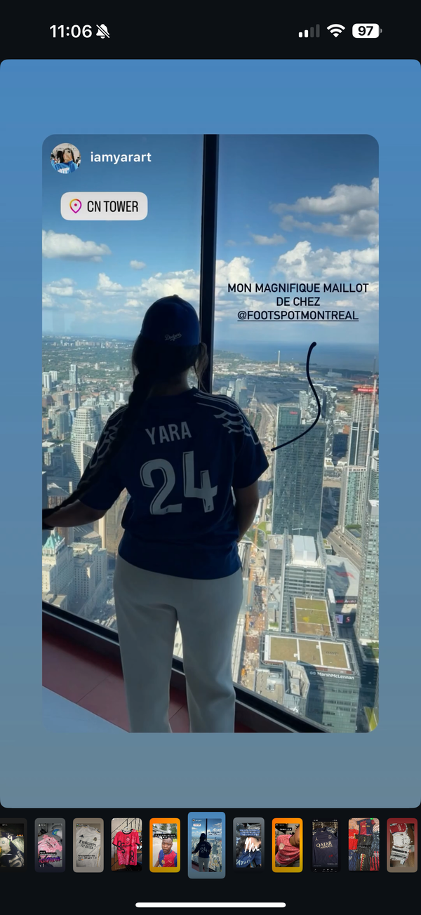 Yara — Trikot PSG #24 Persönlicher Flock