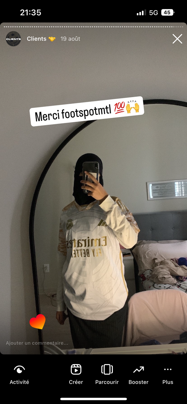 Nihal A. — Trikot Real Madrid Gold Edition