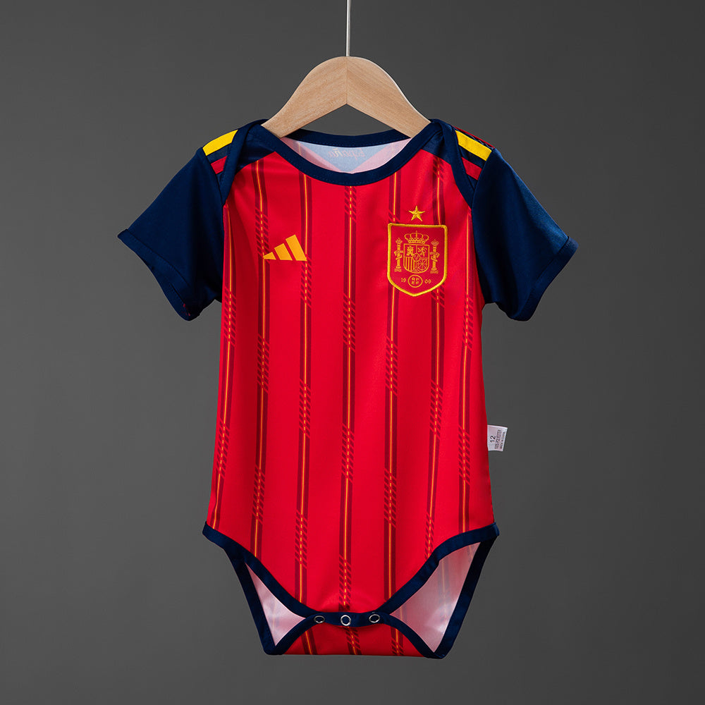 Maillot Espagne Home 2026/2027 Coupe du Monde pour bébé