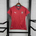 Maillot Portugal Rouge 2026 Coupe du Monde pour FEMME