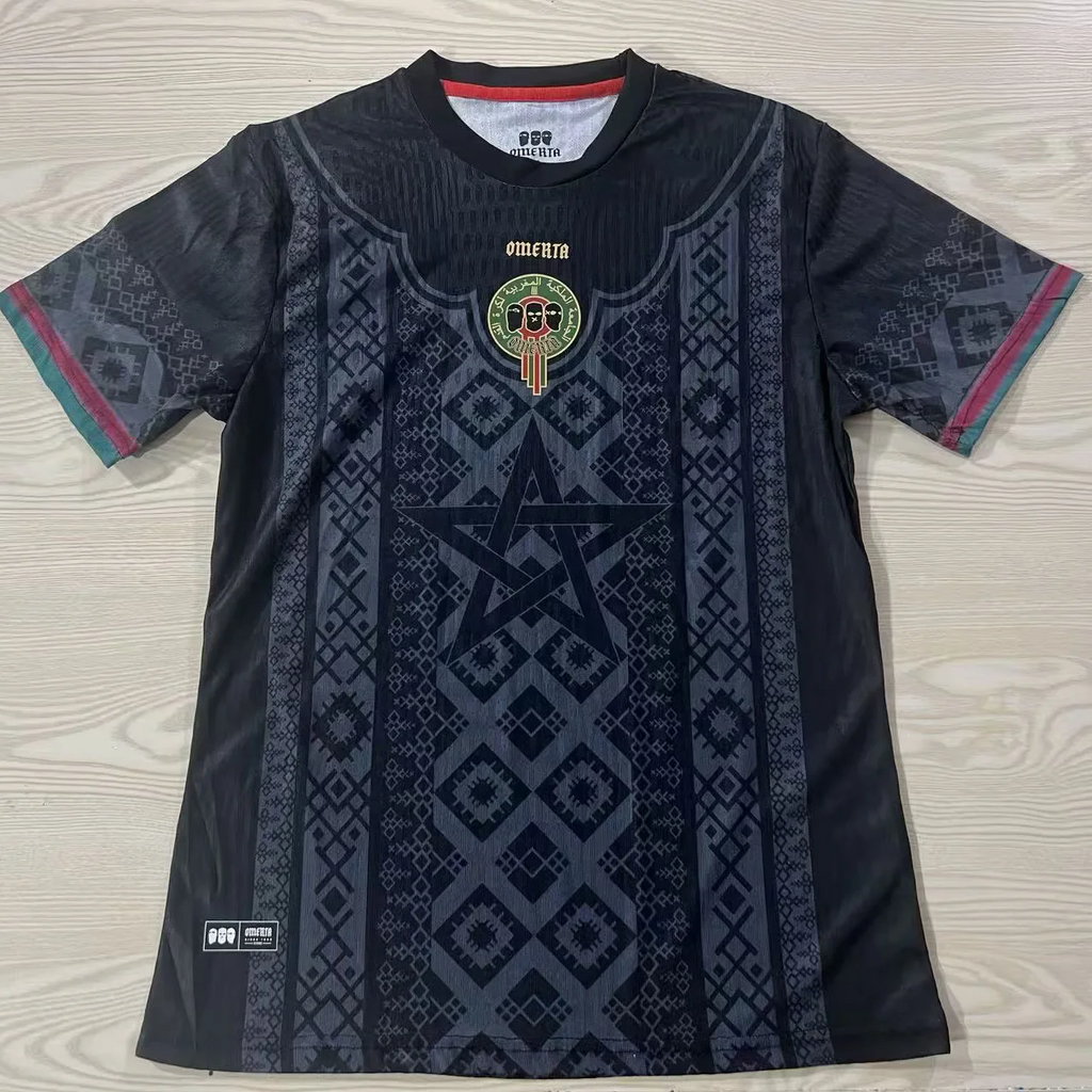 Maillot Omerta 47 Version Player 2026 Noir x Maroc