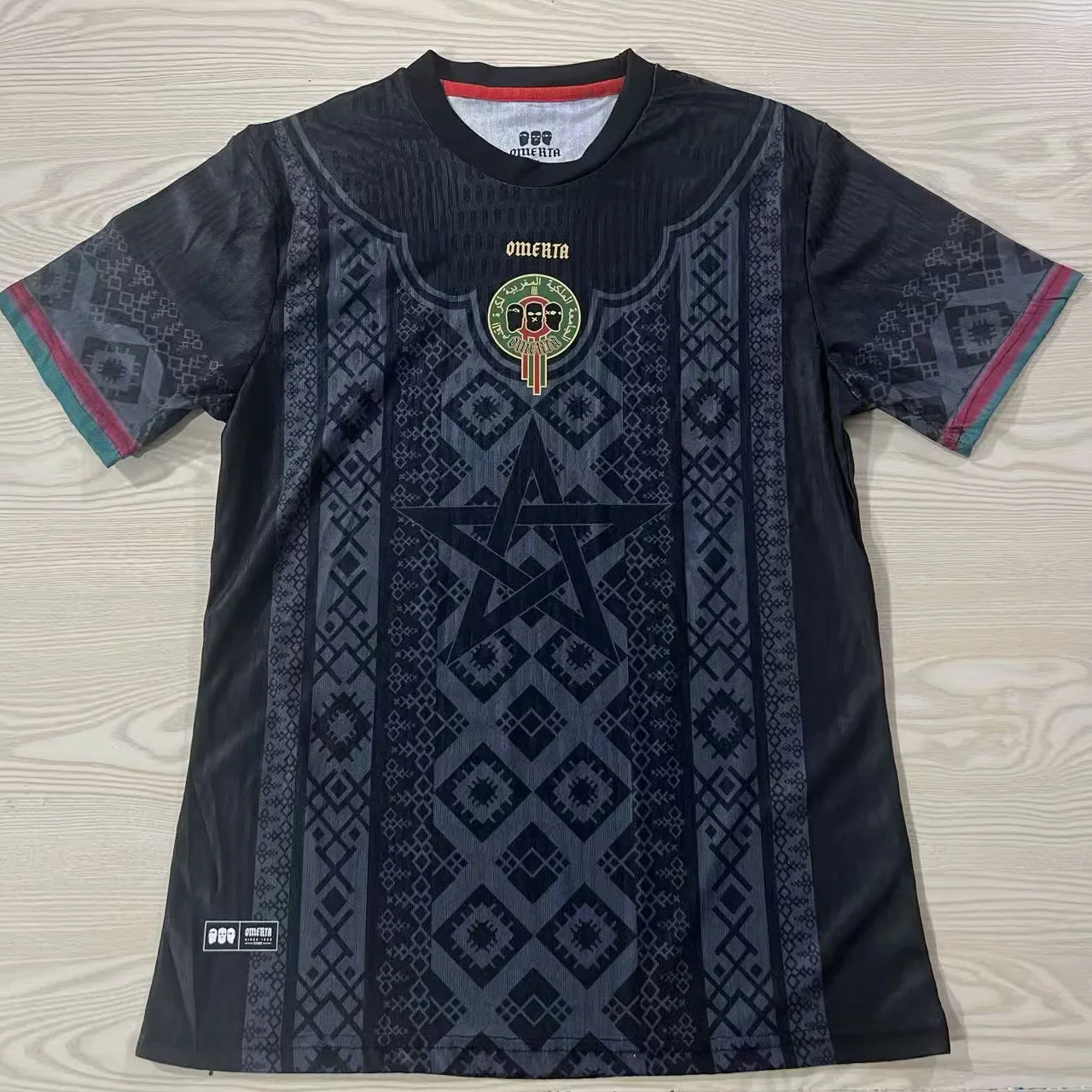 Maillot Omerta 47 Version Player 2026 Noir x Maroc