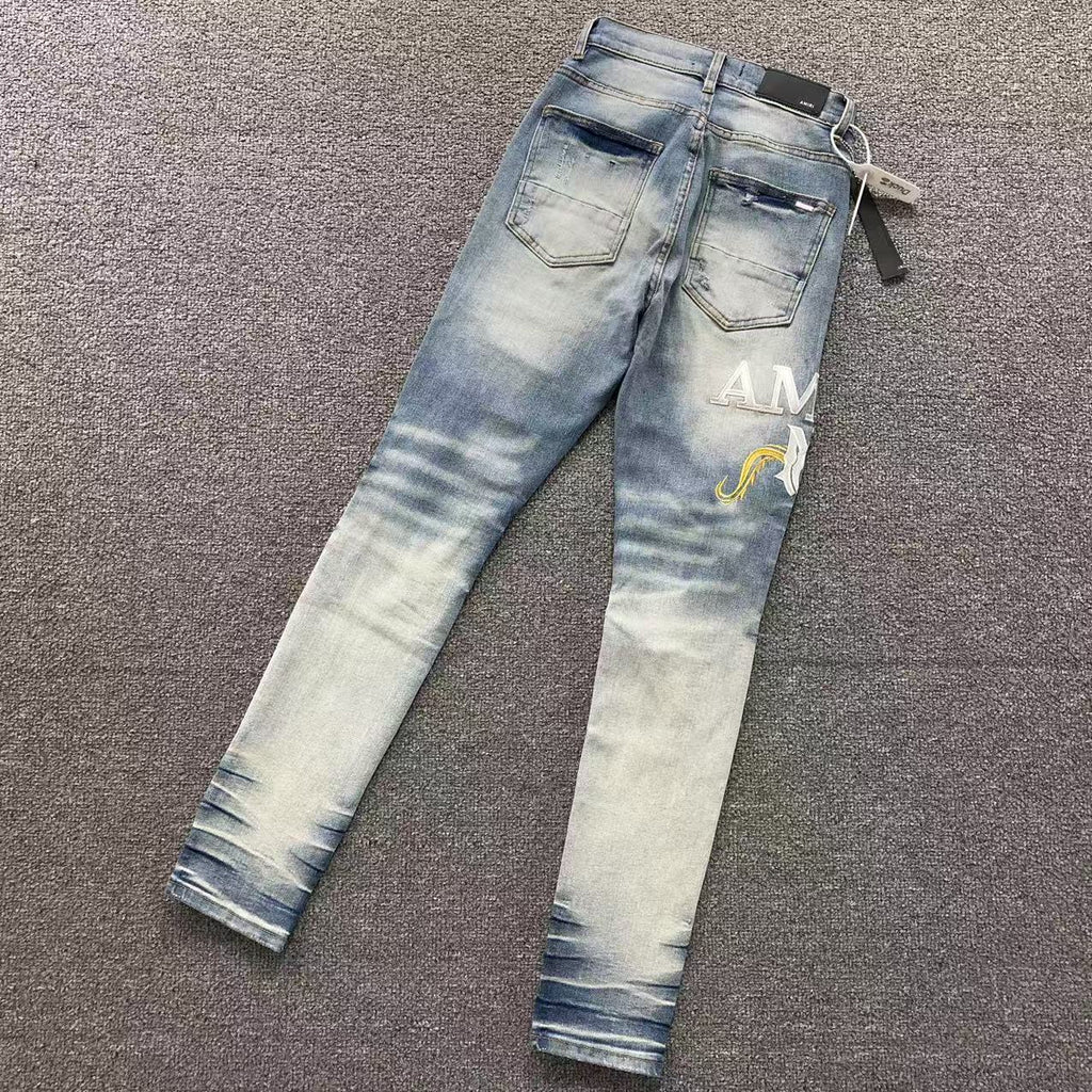 Jean AMIRI 100 % coton – Denim premium coupe streetwear