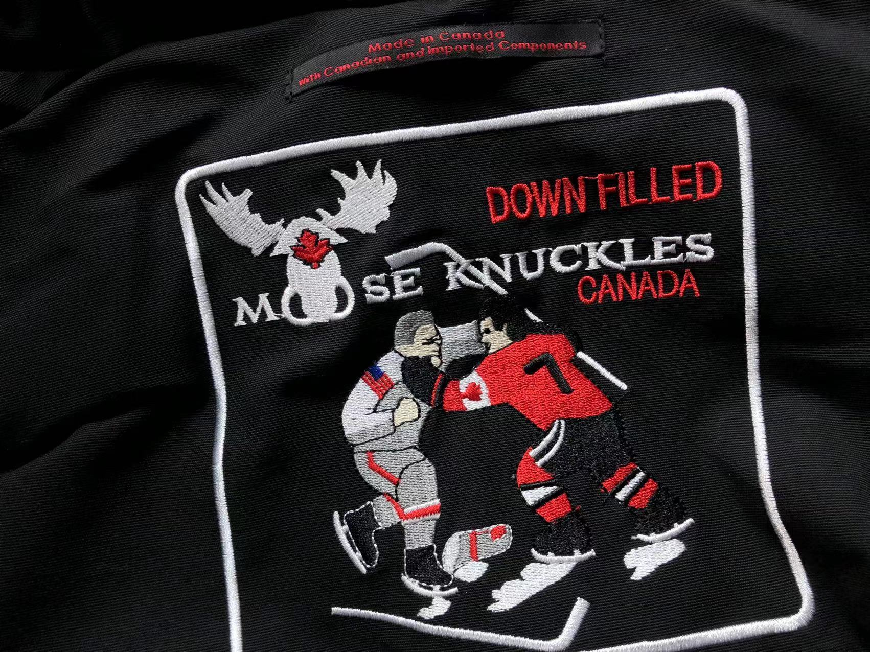 Manteau Moose pour HOMME - Noir/Argent