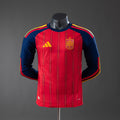 Maillot Manche Longue Espagne Player 2026/2027 Home Coupe du Monde