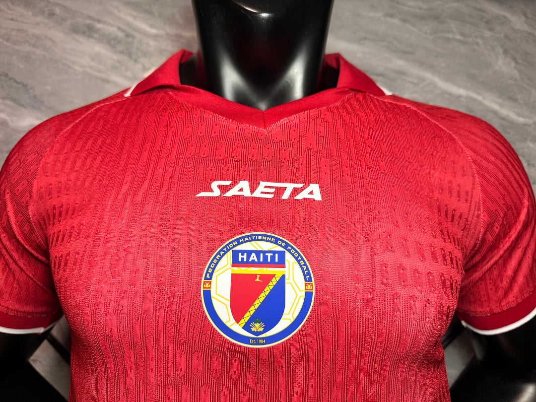Maillot Haiti 2026 Third Coupe du Monde Version Player Rouge