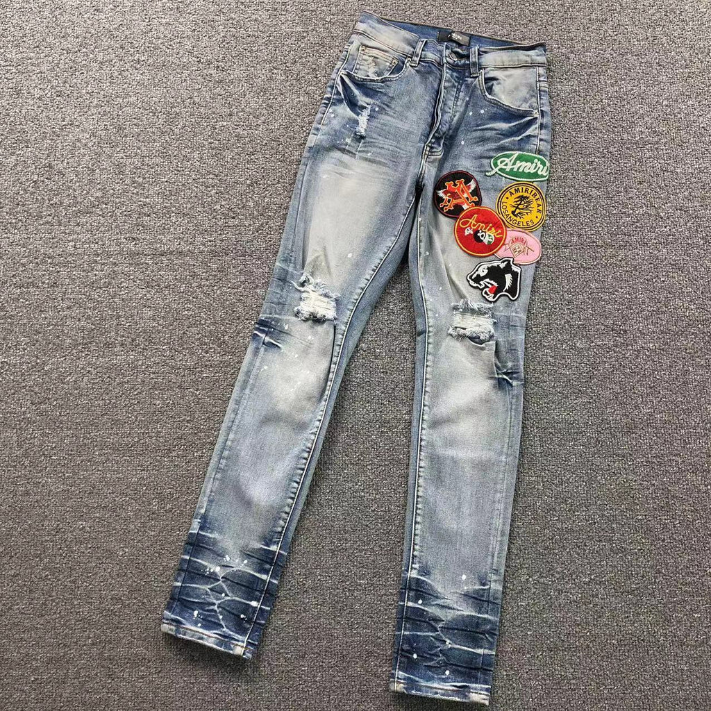 Jean AMIRI 100 % coton – Denim premium coupe streetwear
