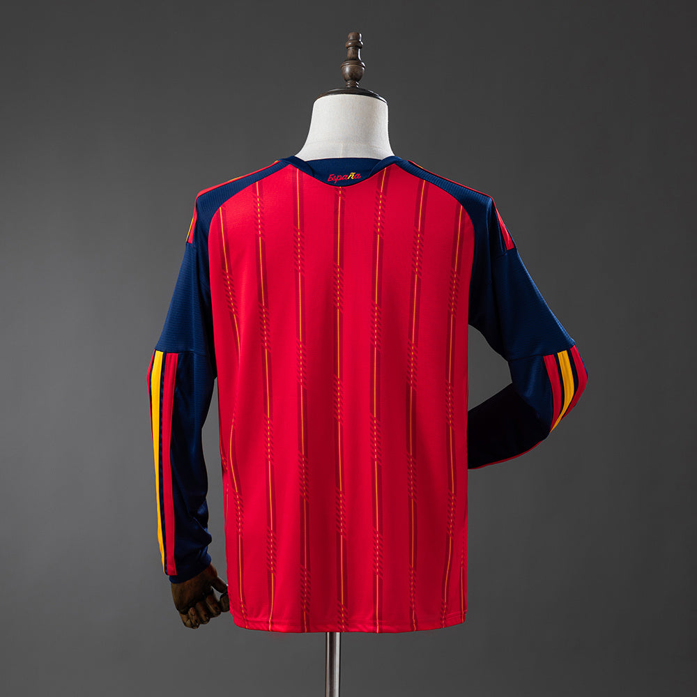 Maillot Manche Longue Espagne Fans 2026/2027 Home Coupe du Monde