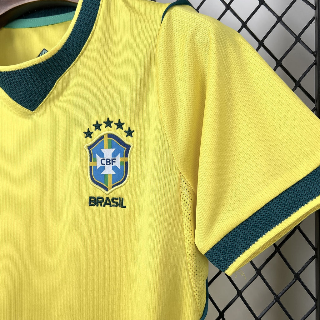 Maillot Brésil + Short pour enfants 2026/2027 Coupe du Monde